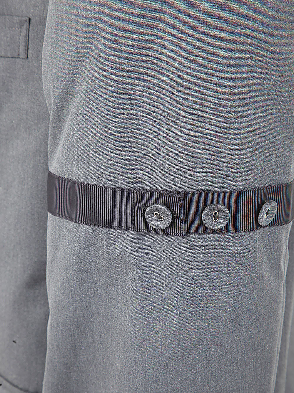 Thom Browne Men Unstructured Straight Fit Sb S/C With Gg Armband In Typewriter Cloth