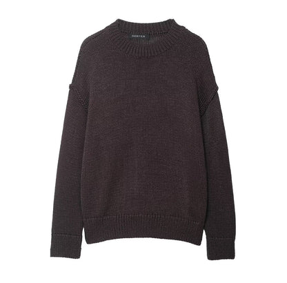Elegant Women Clothing Stitching Decorative Sweater
