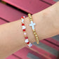 Gold Cross Bracelet