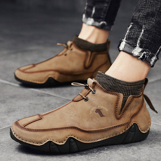 Men's Mid-top Martin Boots Fashion Octopus Outdoor