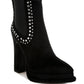 Dalton Studs Embellished High Ankle Boots