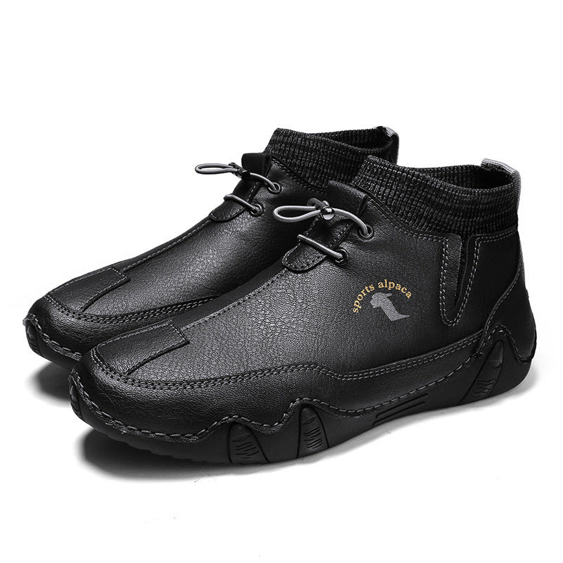 Men's Mid-top Martin Boots Fashion Octopus Outdoor