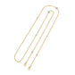 PT456G B.Tiff 8-Stone Gold Pavé Station Necklace by B.Tiff New York