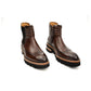 Espresso Brogue Lug Sole Chelsea