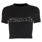 Women’s Punk Rhinestone Spider Goth Crop T-Shirt – Y2K Style