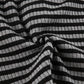Goth Print V-Neck Stripe Top – Dark Academia Techwear