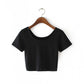 Women’s Punk Rhinestone Spider Goth Crop T-Shirt – Y2K Style