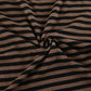 Goth Print V-Neck Stripe Top – Dark Academia Techwear
