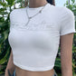 Women’s Punk Rhinestone Spider Goth Crop T-Shirt – Y2K Style