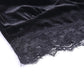 Women’s Gothic Lace Hollow-Out Crop Top – V-Neck, Long Sleeve