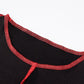 Goth Hollow Out Fashion Tshirt Women Long Sleeve Crop Top T Shirt Punk Streetwear Gothic Tee
