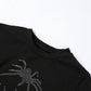Women’s Punk Rhinestone Spider Goth Crop T-Shirt – Y2K Style
