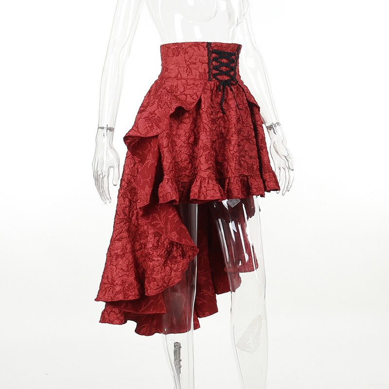 Women’s Dark Gothic Alt Goth Fairycore Grunge Skirt