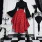 Women’s Dark Gothic Alt Goth Fairycore Grunge Skirt