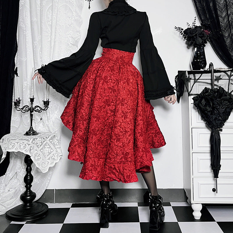 Women’s Dark Gothic Alt Goth Fairycore Grunge Skirt