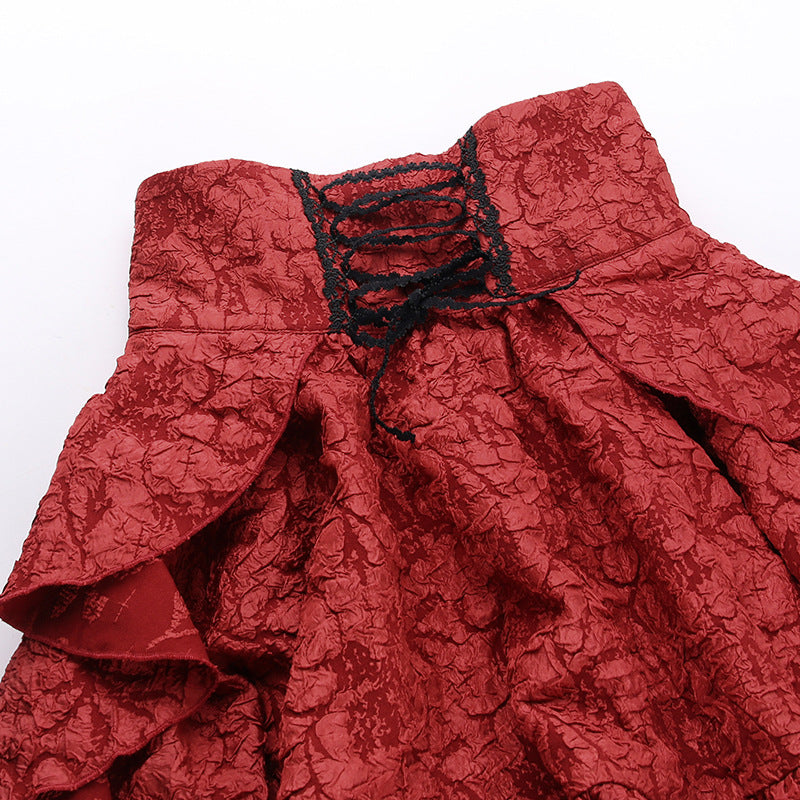 Women’s Dark Gothic Alt Goth Fairycore Grunge Skirt