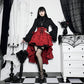 Women’s Dark Gothic Alt Goth Fairycore Grunge Skirt