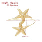 Golden Alloy 2-Starfish Arm Bracelet – Women’s Summer Accessory
