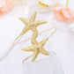 Golden Alloy 2-Starfish Arm Bracelet – Women’s Summer Accessory