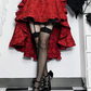 Women’s Dark Gothic Alt Goth Fairycore Grunge Skirt