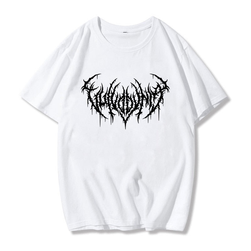 Women’s Oversized Harajuku Gothic Graphic T-Shirt