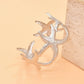 Golden Alloy 2-Starfish Arm Bracelet – Women’s Summer Accessory