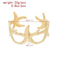 Golden Alloy 2-Starfish Arm Bracelet – Women’s Summer Accessory