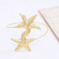 Golden Alloy 2-Starfish Arm Bracelet – Women’s Summer Accessory
