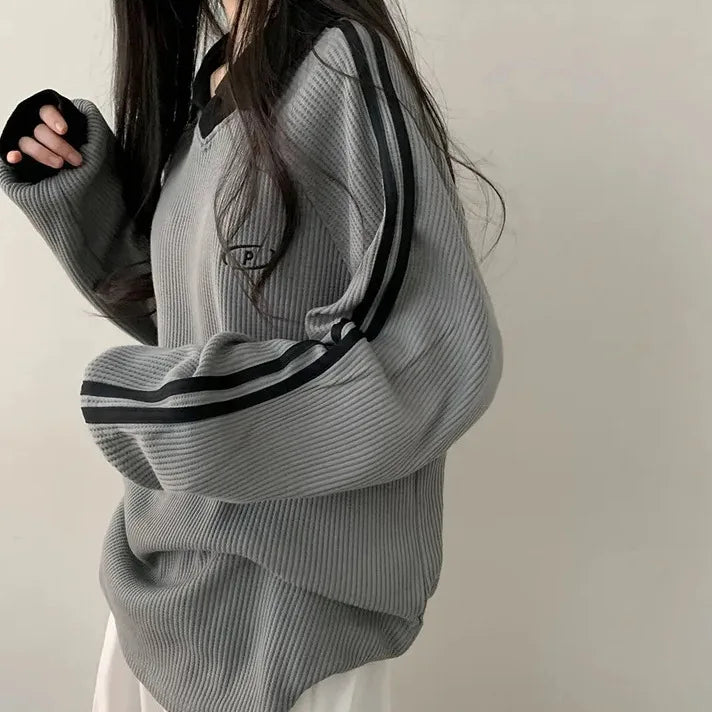 Women Sweatshirts Long Sleeve Polo Shirts