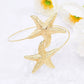 Golden Alloy 2-Starfish Arm Bracelet – Women’s Summer Accessory