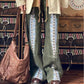 PEACE CORDUROY BAGGY PANTS