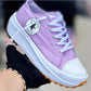 Breathable High Top Canvas Shoes for Women