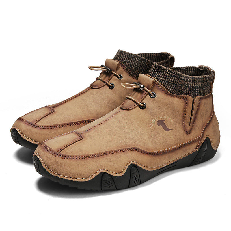 Men's Mid-top Martin Boots Fashion Octopus Outdoor