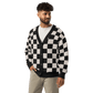 Checkers and Cream Knit Cardigan