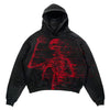 Men's Punk Design Printed Hoodie