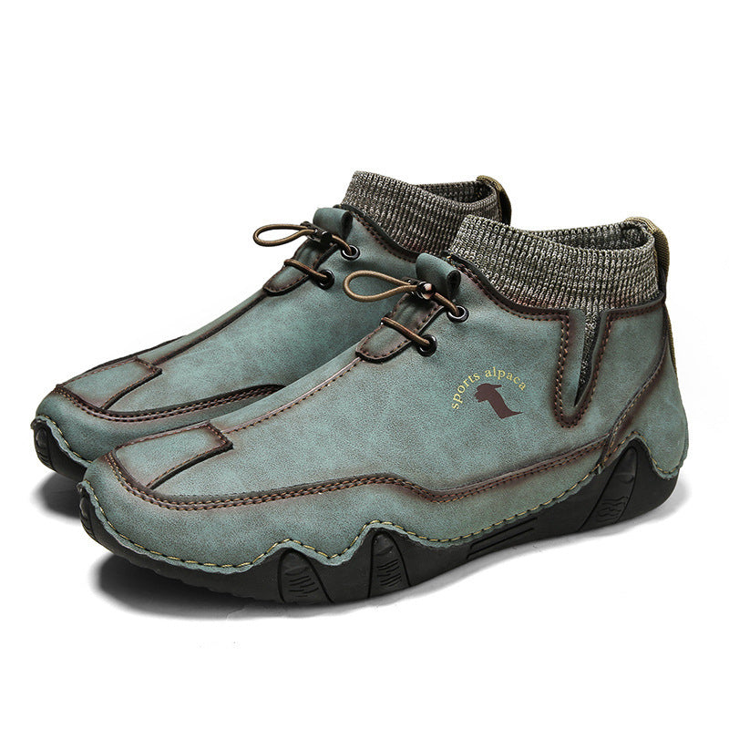 Men's Mid-top Martin Boots Fashion Octopus Outdoor