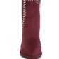 Dalton Studs Embellished High Ankle Boots