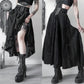 Gothic High Waist Ruffle Skirt – Punk Grunge Corset A-Line Skirt
