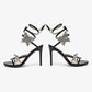 Melanie Butterfly Crystal  Detail  Spiral Strap Heels