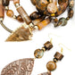 Natural Rainforest Rhyolite Jasper Bracelet set