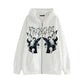 New Trendy Vintage Hip Hop Streetwear Women Hoodies Angel Dark Print Zipper Jacket Coat Hooded Top Clothes Men Women Punk Outwear