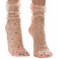 AVIAN LEGS Women Sheer Slouch Tulle Socks with Glitter Stars & Moon, 1 Pair