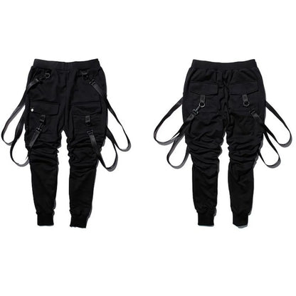 Patterned Cargo Sweatpants
